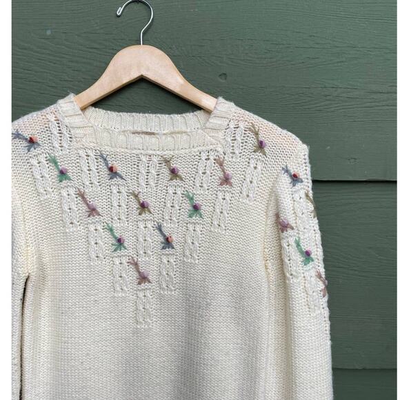 Vintage embroidered sweater - Picture 4 of 9